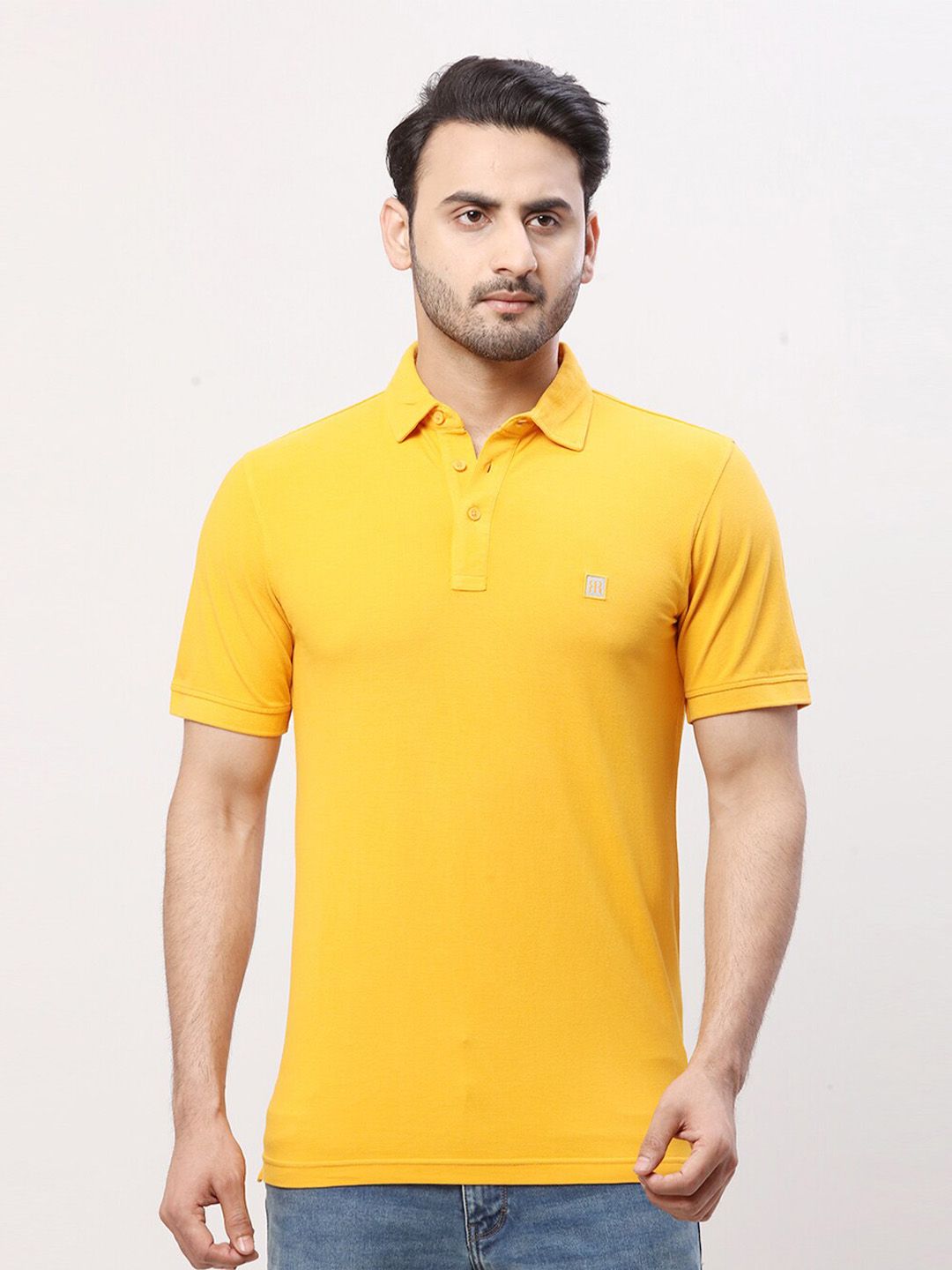 Raymond Polo Collar Cotton Short Sleeves T-Shirt