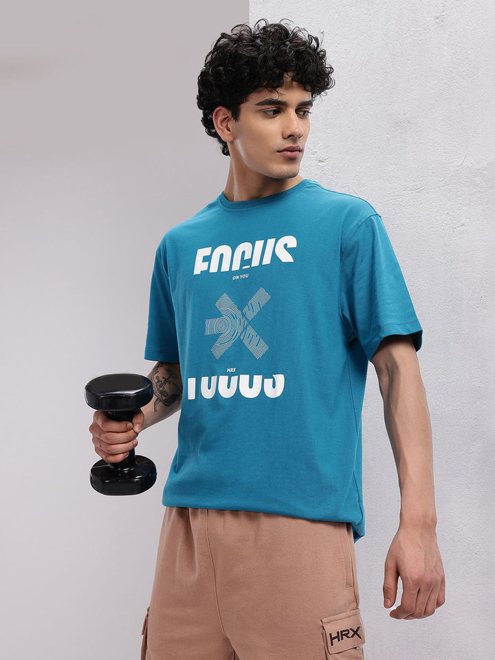 HRX by Hrithik Roshan Men Printed Training T-shirt