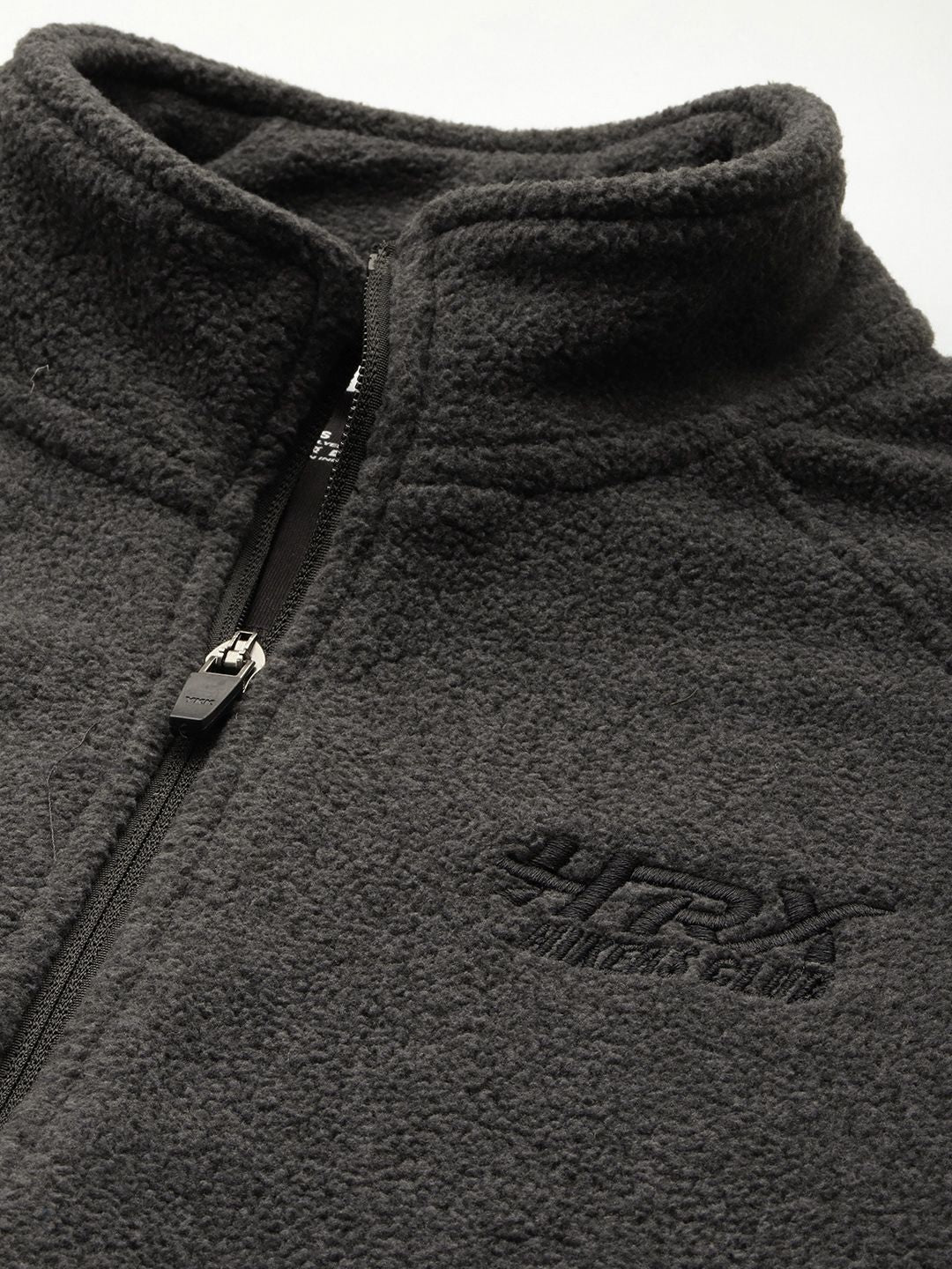 HRX by Hrithik Roshan Open Front Fleece Sweatshirt
