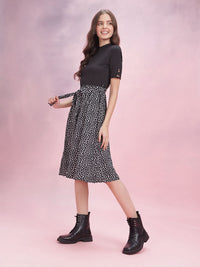 DressBerry Abstract Printed A-Line Dress