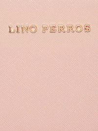 Lino Perros Women Pink Solid Zip Around Wallet