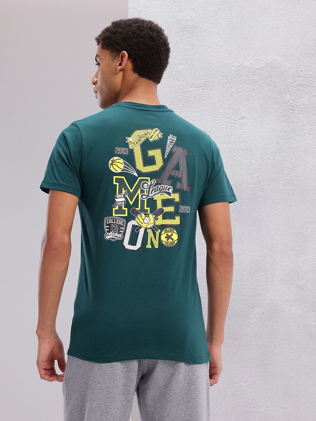 HRX by Hrithik Roshan Typography Printed Lifestyle T-shirt