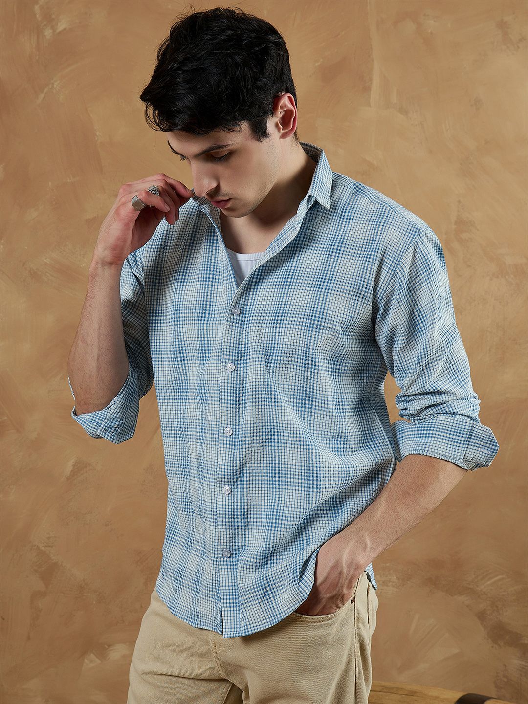 DENNISON Oversized Checks Shirt