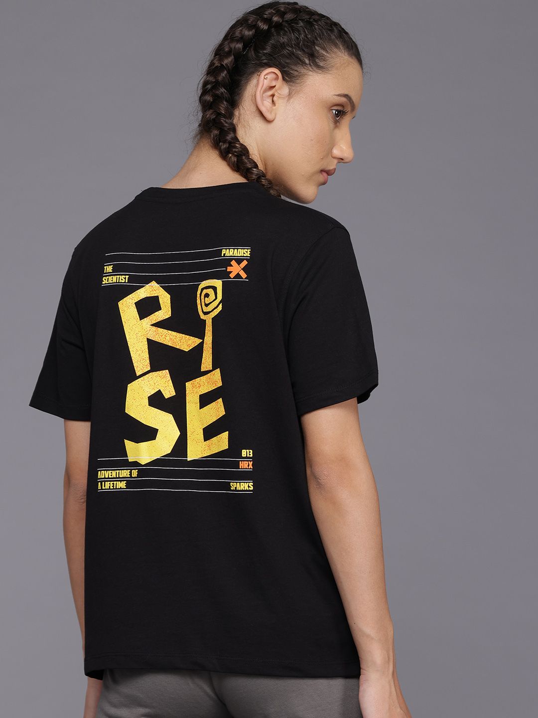 HRX by Hrithik Roshan Typography Print Lifestyle T-shirt