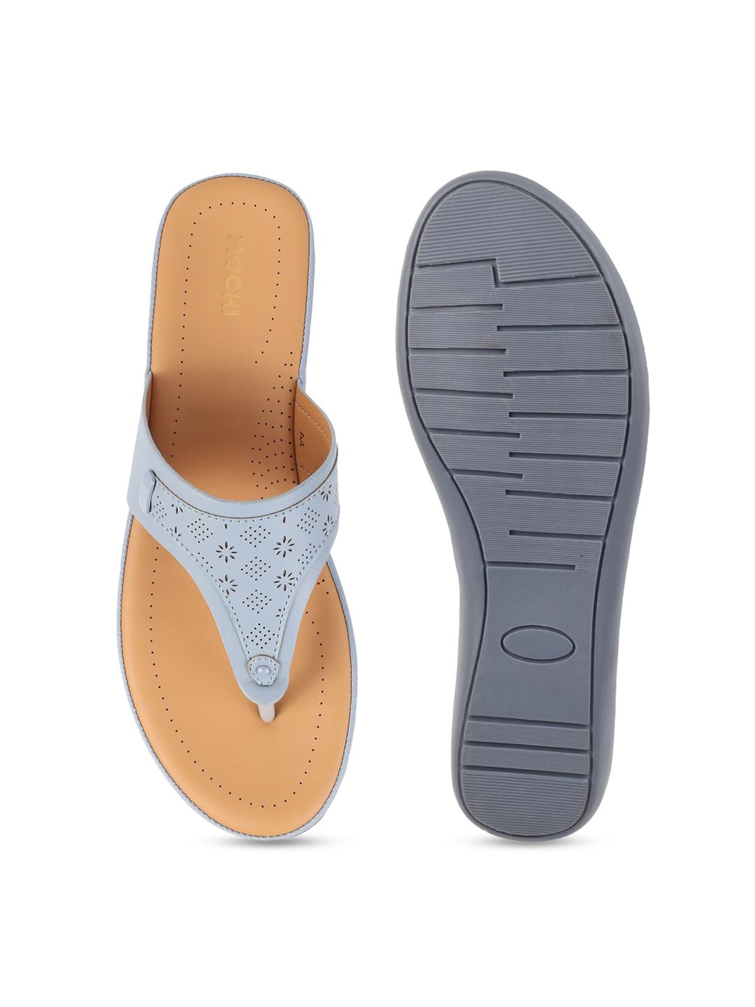 Mochi Women Blue Sandals