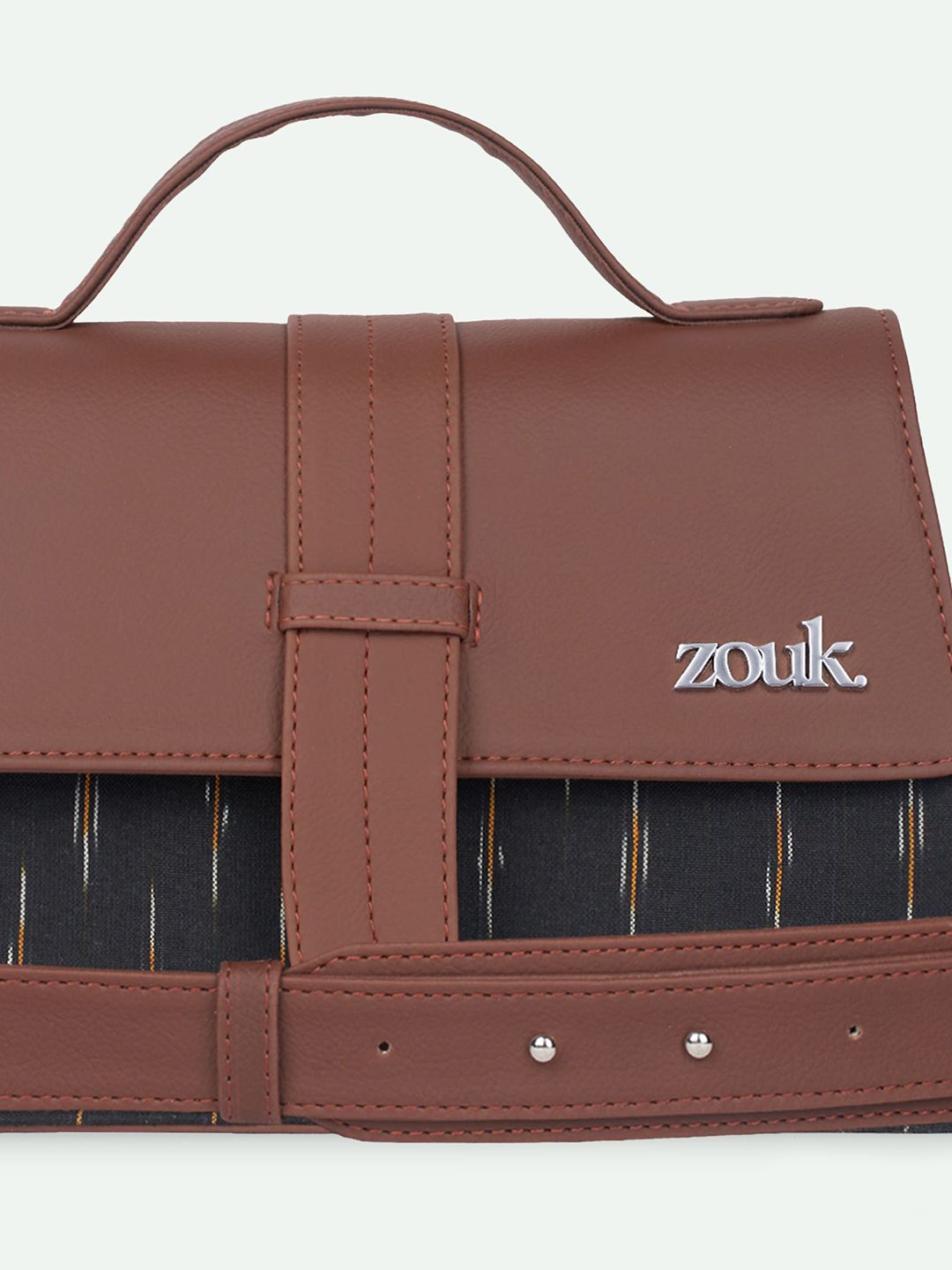 ZOUK Kriti Sanon - Ikat GreRe Iconic Evening Structured Satchel