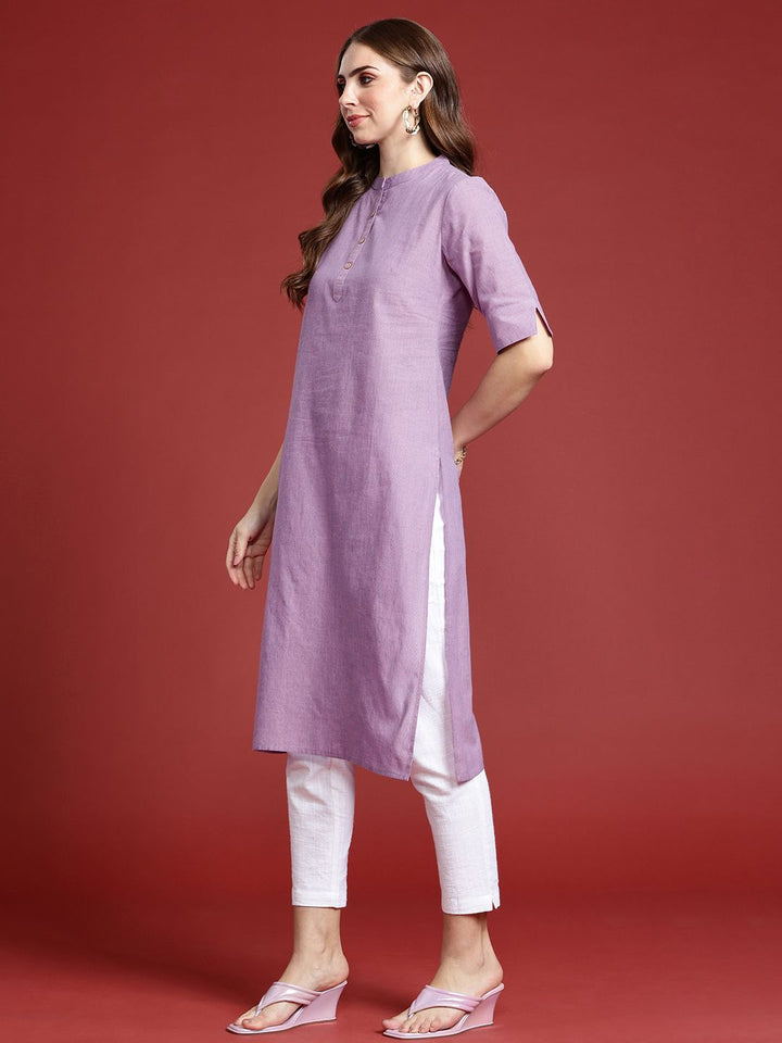 Anouk Wanita Kapas Tulen Lurus Kurta