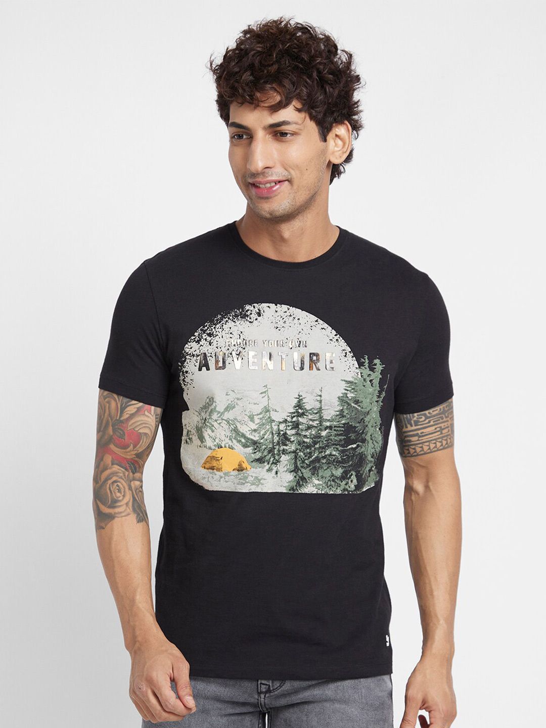 Being Human Graphic Printed T-shirt