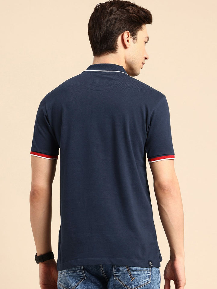 Being Human Polo Collar Pure Cotton T-shirt