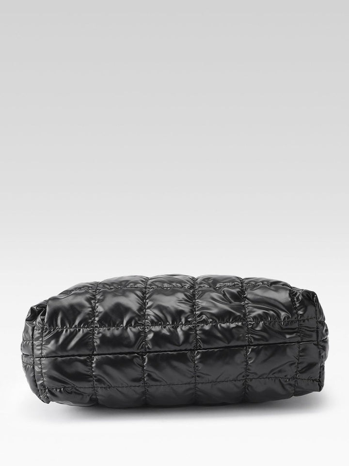 DressBerry Structured Shoulder Bag with Quilted Detail