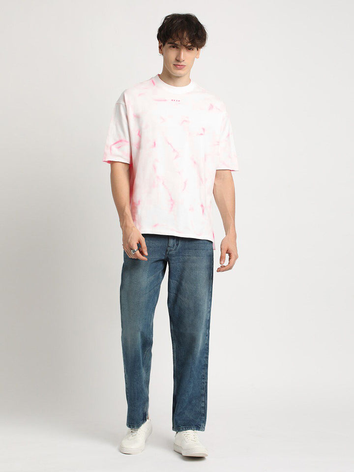 THE BEAR HOUSE Tie & Dye Pure Cotton Oversized T-shirt