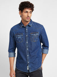 Being Human Men Slim Fit Opaque Faded Casual Shirt