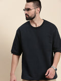 DILLINGER Round Neck Oversized Fleece Sweatshirt