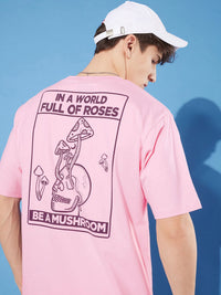 Difference of Opinion Men Pure Cotton Printed Oversized T-shirt
