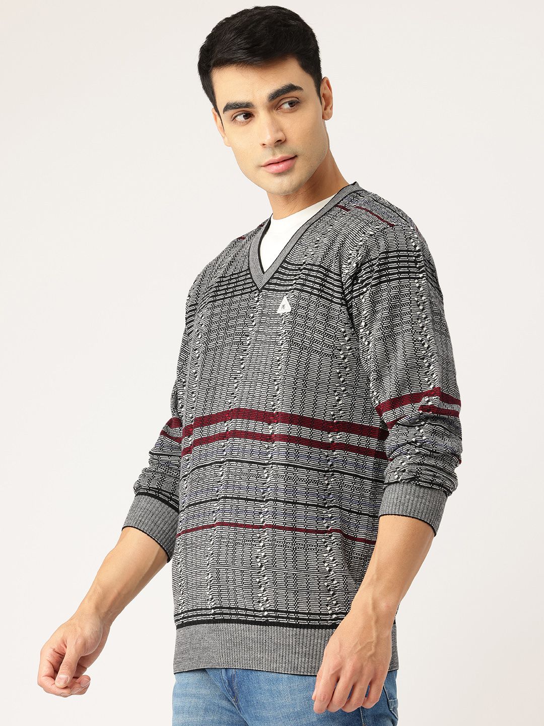Monte Carlo Printed Woollen Pullover