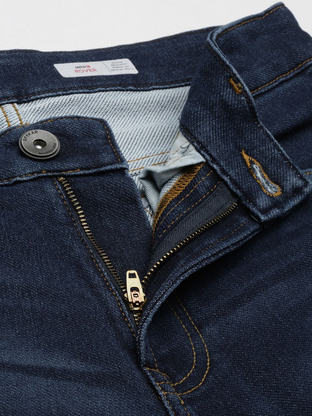 SPYKAR Men Rovers Mid-Rise Heavy Fade Stretchable Jeans