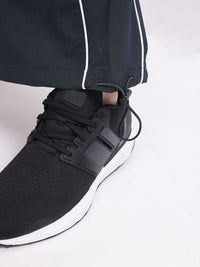HRX by Hrithik Roshan Women Contrast Piping Rapid-Dry Flared Training Track Pants