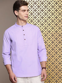 House of Pataudi Band Collar Rozana Kurta