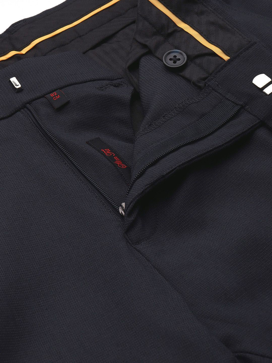 Raymond Men Mid-Rise Slim Fit Formal Trousers