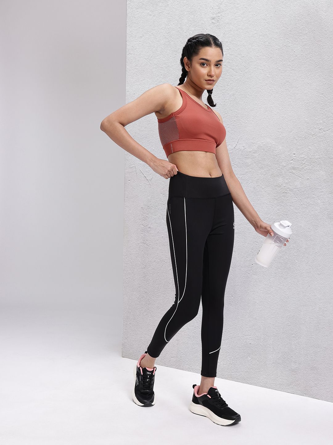 HRX by Hrithik Roshan Women Ankle-Length Rapid-Dry Training Tights