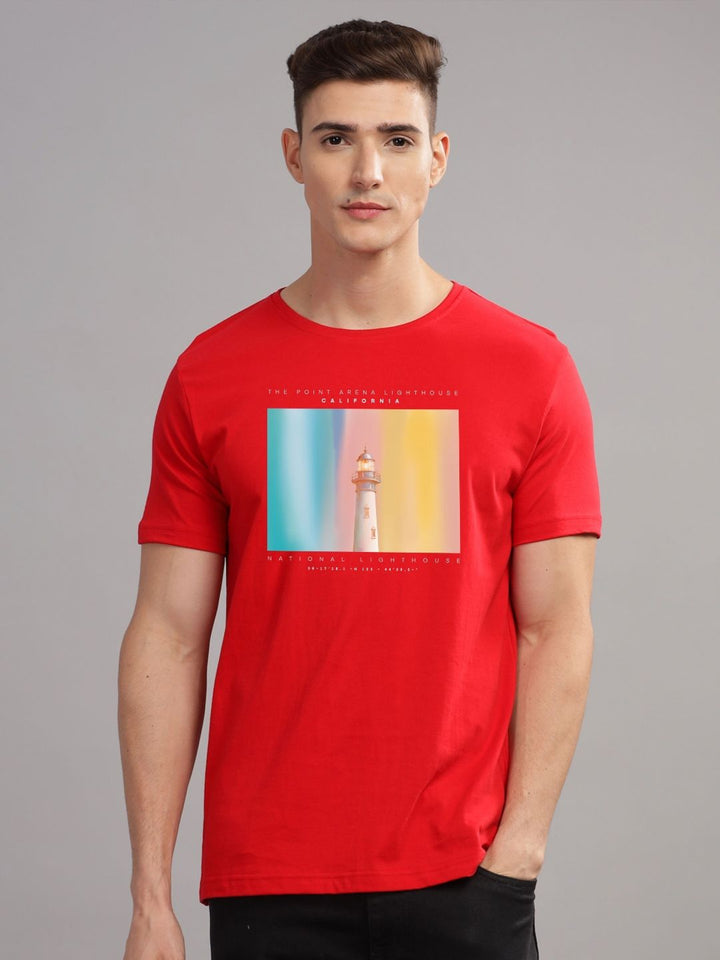 ADRO Men Printed T-shirt