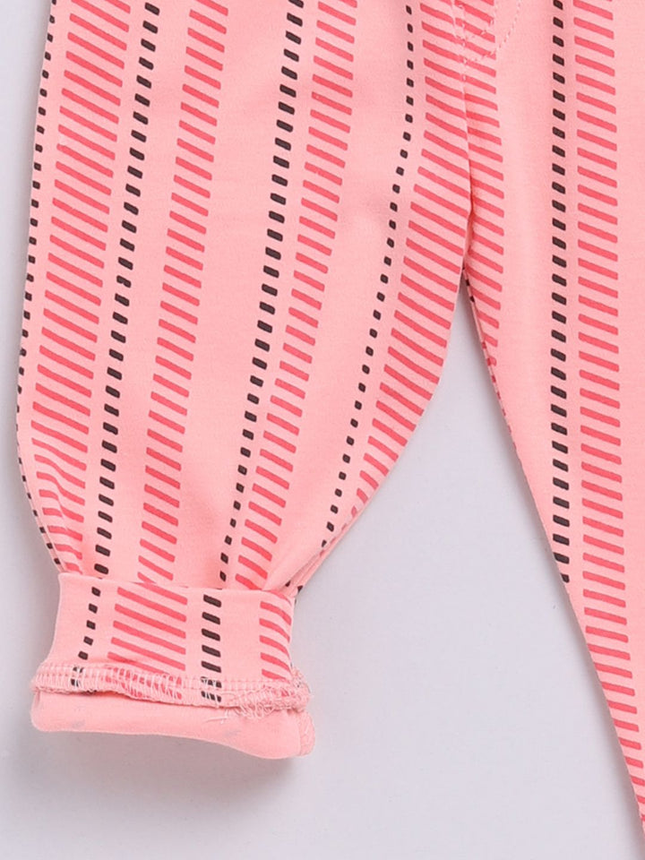 Moms Love Infant Boys Printed Pure Cotton Shirt with Joggers