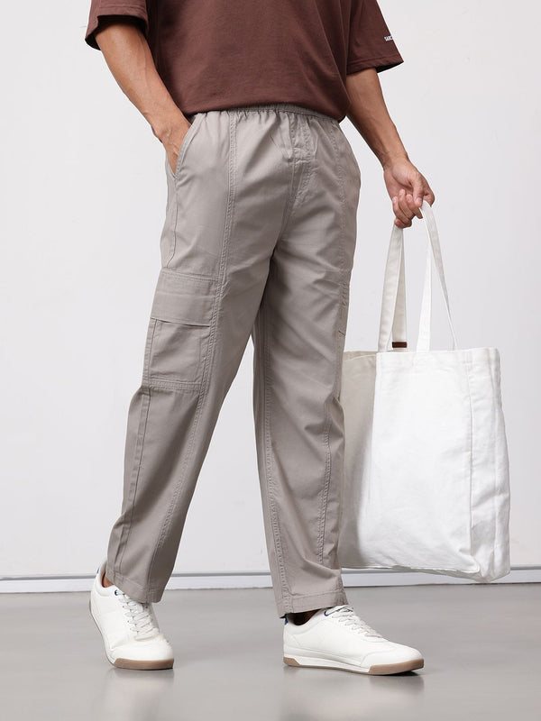 ether Men Mid-Rise Relaxed Fit Cargos