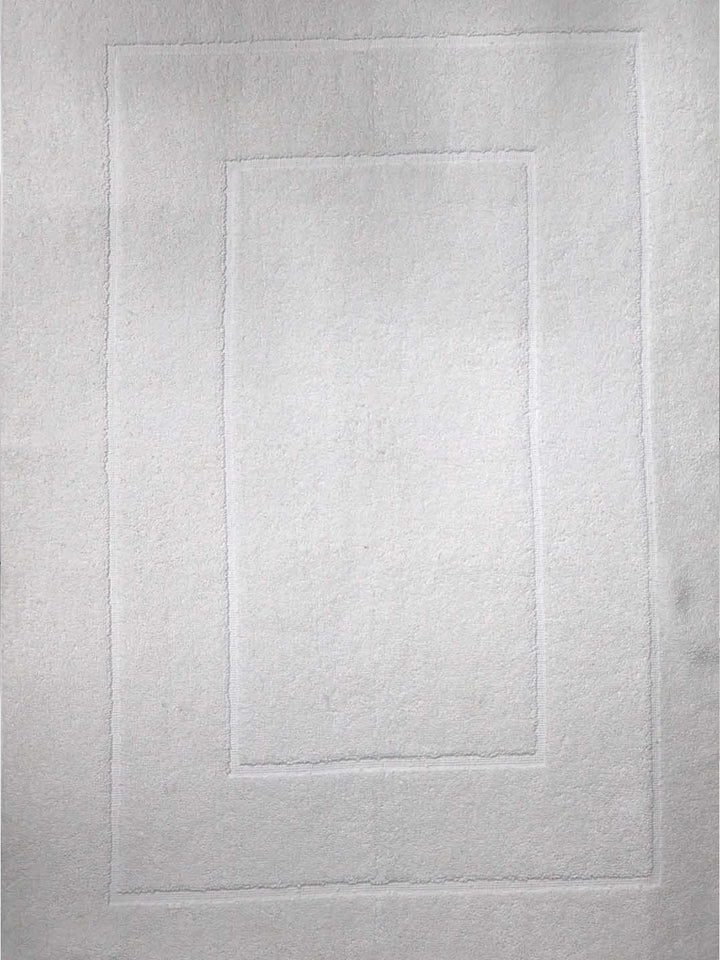 BOMBAY DYEING White Pure Cotton 450 GSM Anti Skid 450 GSM Bath Rugs