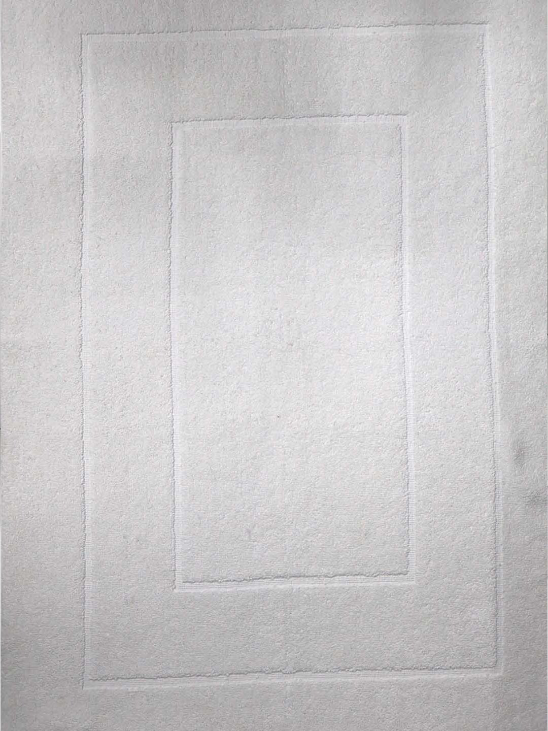 BOMBAY DYEING White Pure Cotton 450 GSM Anti Skid 450 GSM Bath Rugs