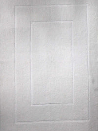 BOMBAY DYEING White Pure Cotton 450 GSM Anti Skid 450 GSM Bath Rugs