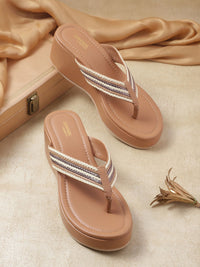 Anouk Braided Detail Handcrafted Ethnic Wedges
