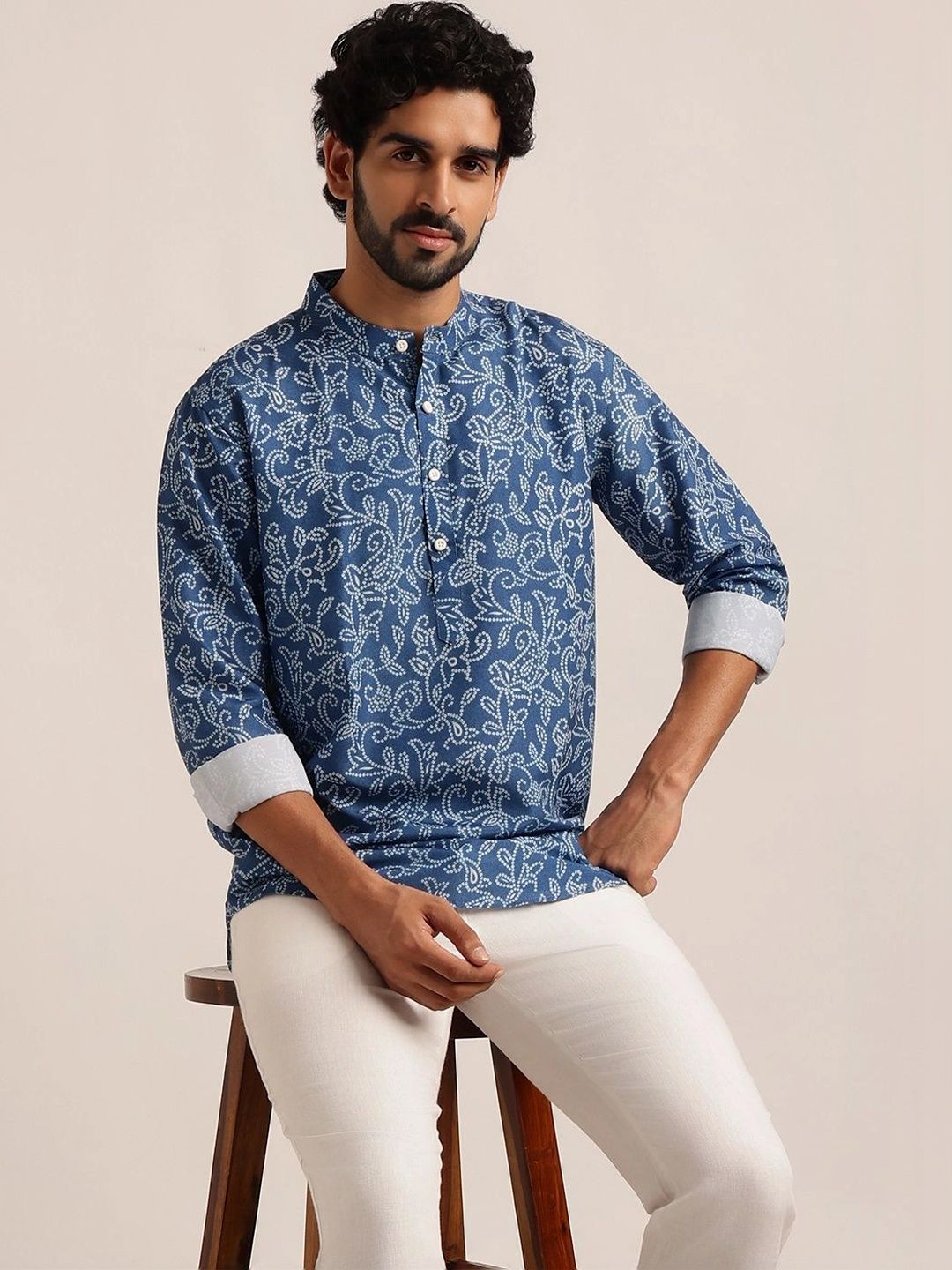 Anouk Men Ethnic Motifs Printed Kurta