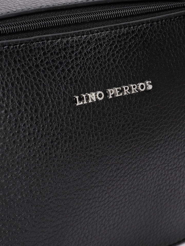 Lino Perros Textured Structured Sling Bag