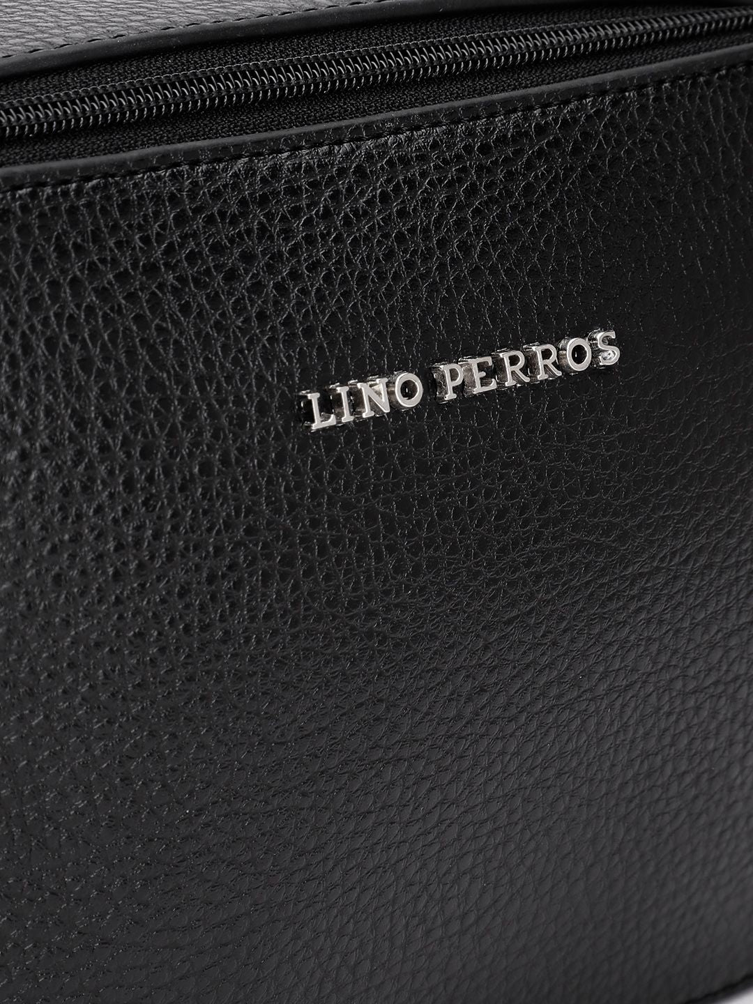 Lino Perros Textured Structured Sling Bag