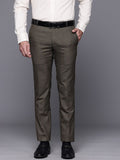 Raymond Men Checked Slim Fit Formal Trousers