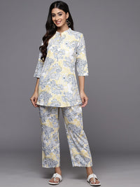 Libas Printed Ethnic Tunic with Trousers
