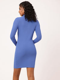 DressBerry Playful Glam Cut Out Ribbed Bodycon Mini Dress