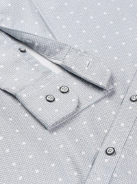 Thomas Scott Micro Ditsy Smart Slim Fit Opaque Cotton Casual Shirt
