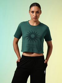 HRX by Hrithik Roshan Graphic Printed Yoga T-shirt
