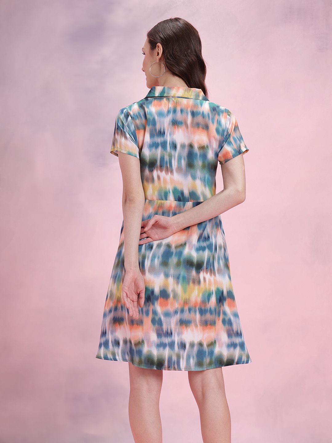 DressBerry Printed A-Line Dress