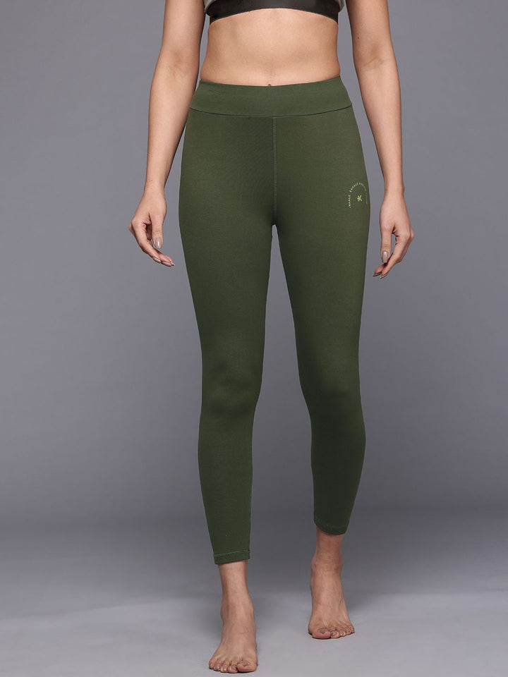HRX by Hrithik Roshan Women Cropped Yoga Tights