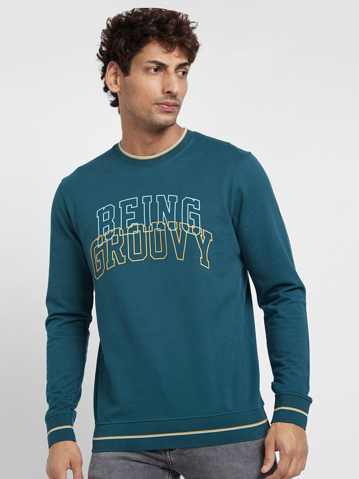 Being Human Typography Printed Pullover