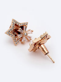 VOGUE PANASH Gold-Plated Star Shaped Stud Earrings