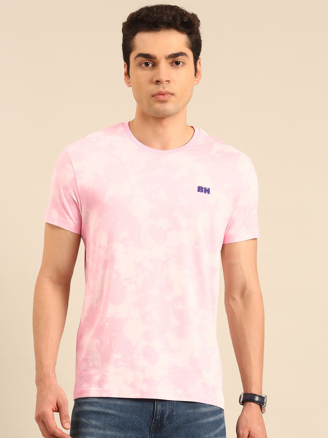 Being Human Dyed Pure Cotton T-shirt