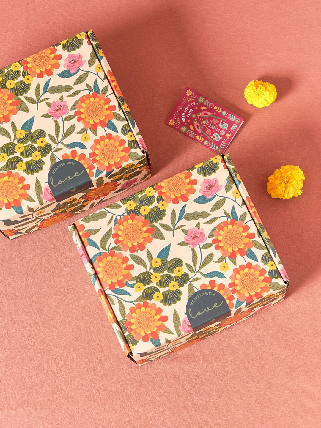 Chumbak Set Of 4 Printed Ceramic Cups Home Gift Sets