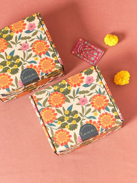 Chumbak Set Of 4 Printed Ceramic Cups Home Gift Sets