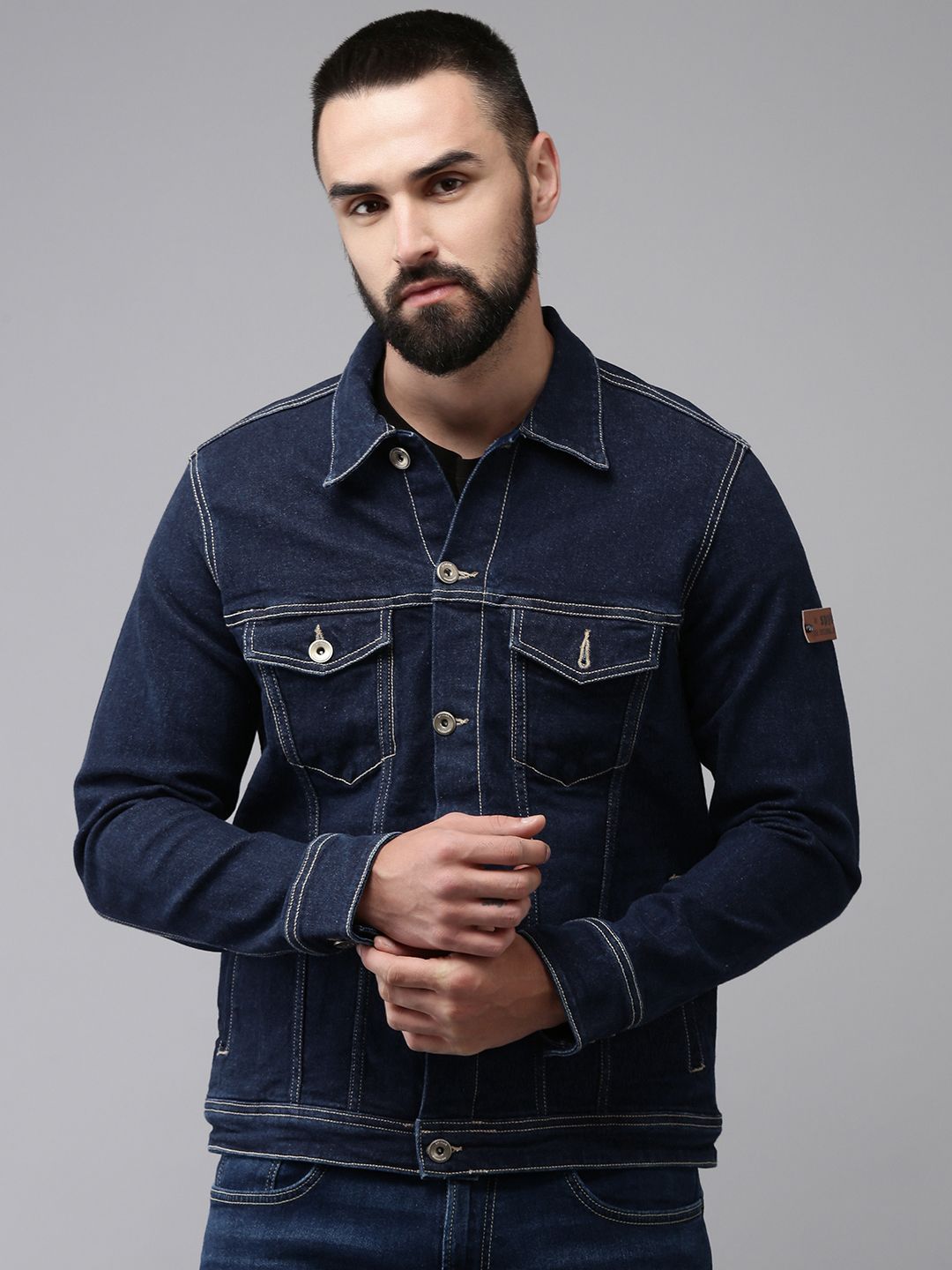 SPYKAR Solid Long Sleeves Tailored Jacket