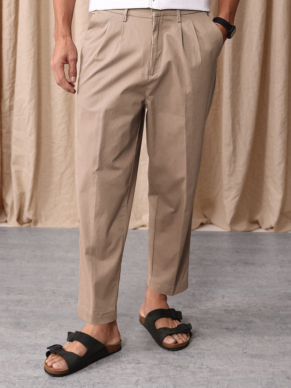 Mr Bowerbird Men Oversized Elephant Ankle Pleated Trousers