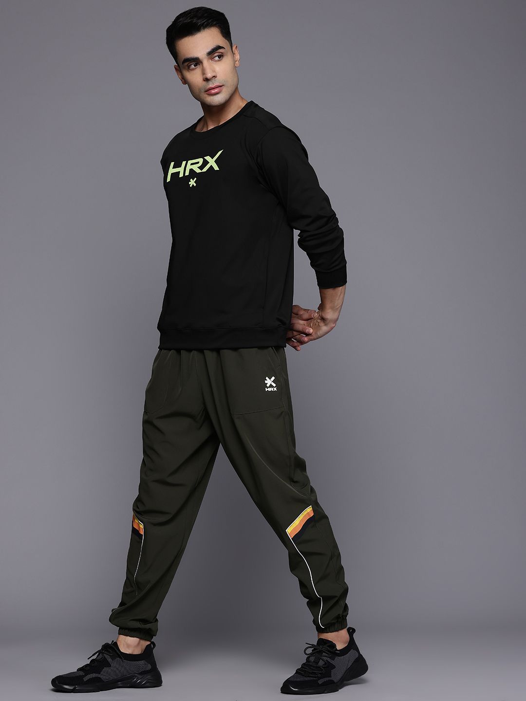 HRX by Hrithik Roshan Solid Regular Sweatshirt
