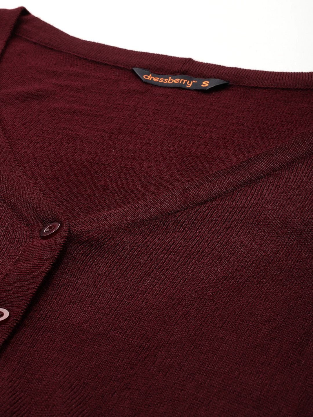 DressBerry Knitted Longline Acrylic Cardigan Sweater
